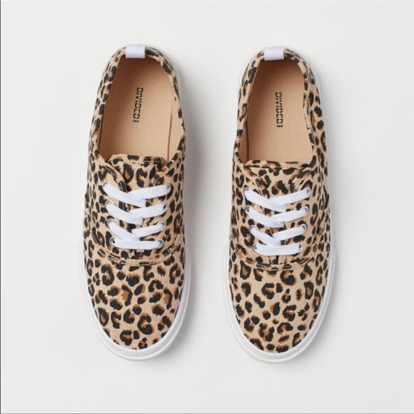 Divided Shoes - New divided leopard sneakers